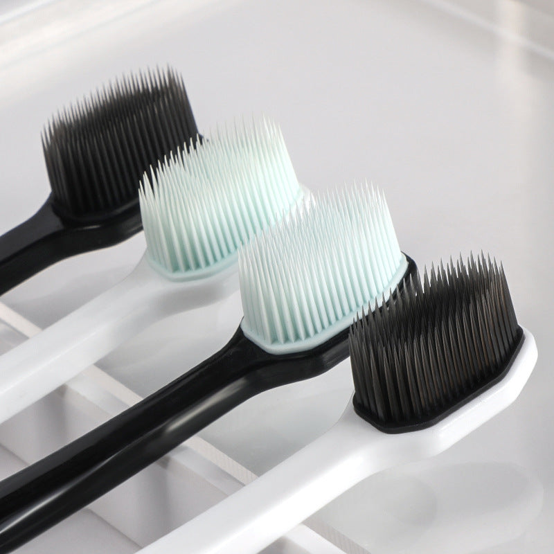 Nano toothbrush silicone adult home family pack combination pack dropshipping small head men's toothbrush soft bristles nano