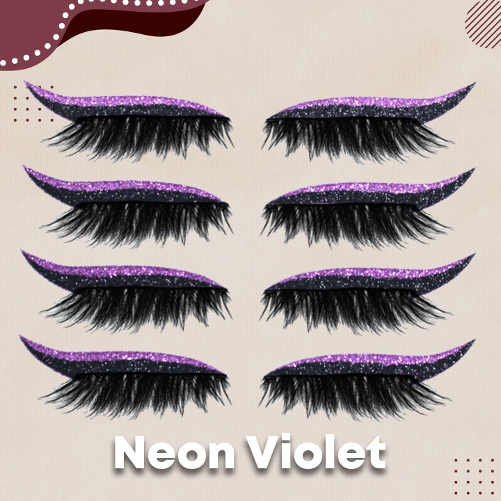 Wiederverwendbare Eyeliner und Wimpern zum Aufkleben